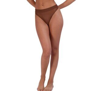 Steve Madden Women's Mesh High-Leg Thong Underwear SM11883 - Tiramisu